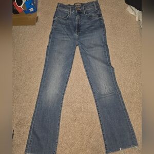 MOTHER Blue Ankle & Cropped Jeans